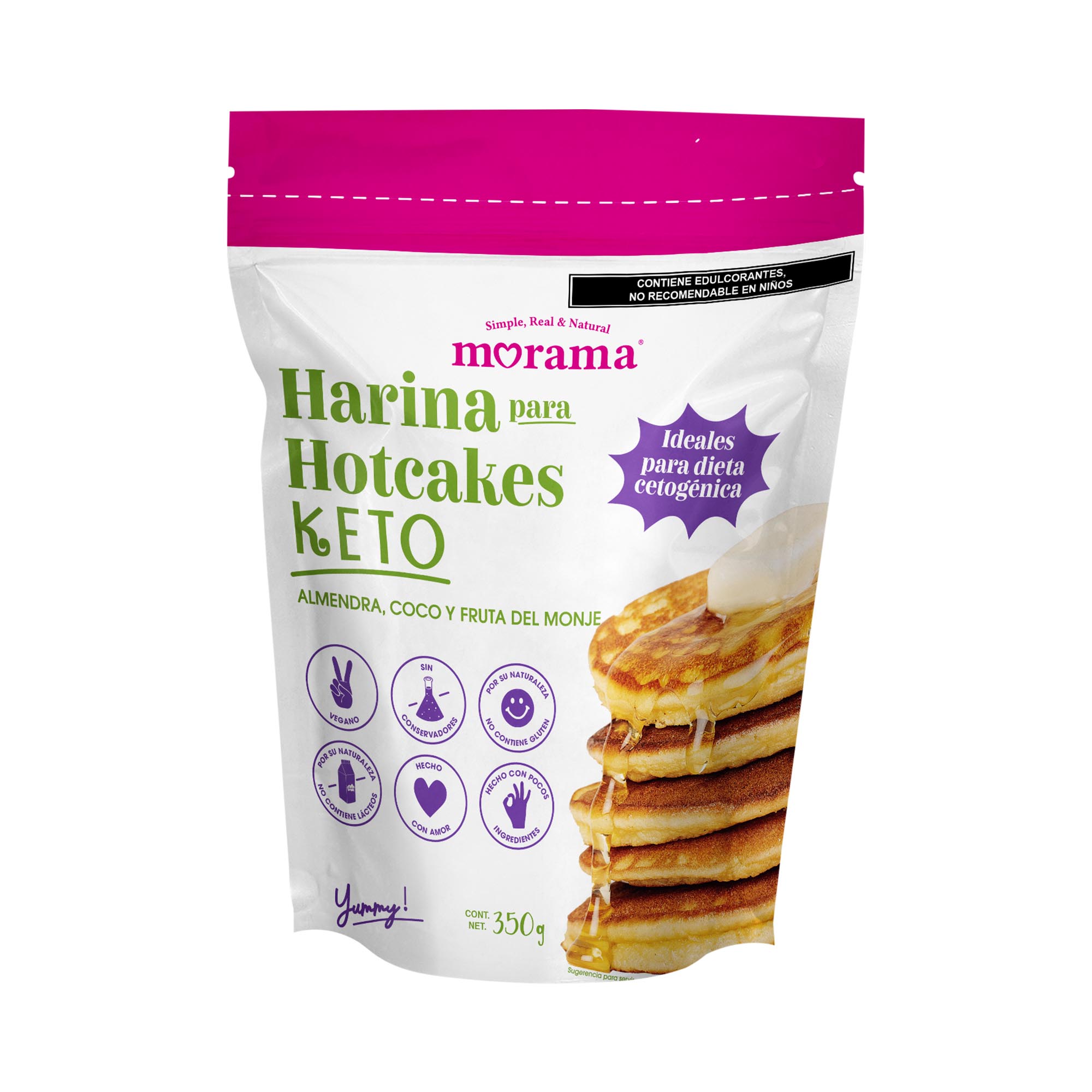 Harina Para Hotcakes Keto Sin Gluten Morama | YEMA