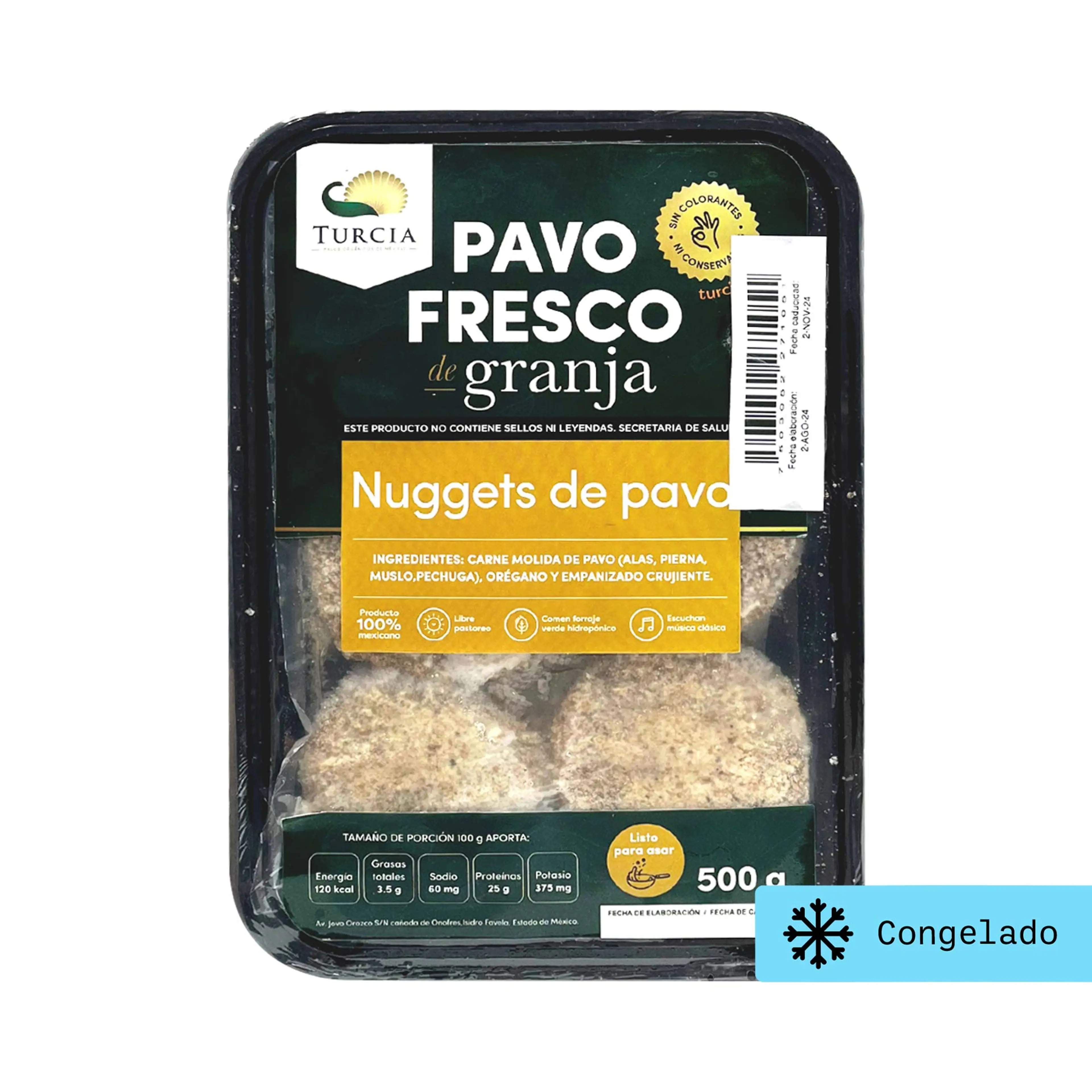 Nuggets Pavo Libre Pastoreo Turcia