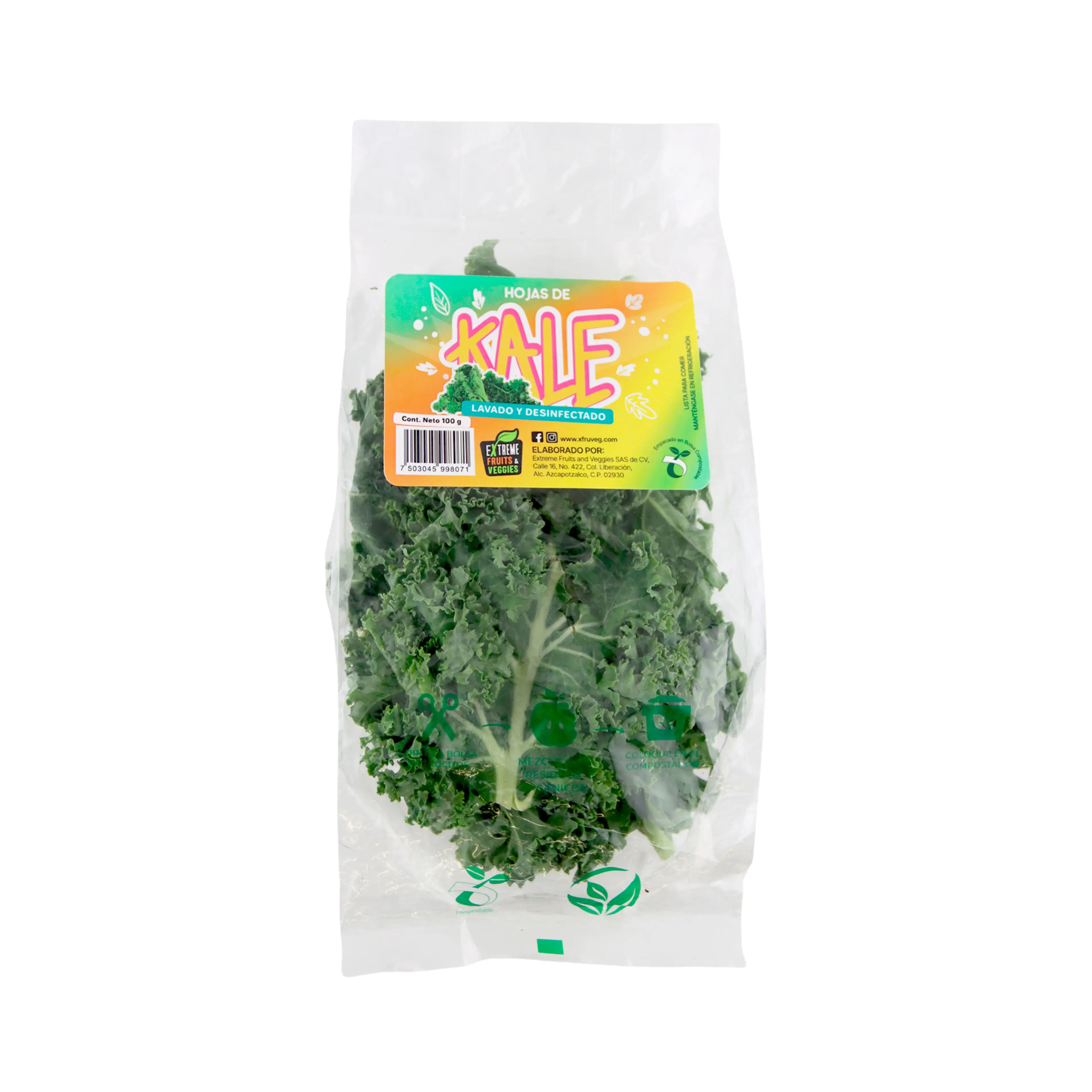 Hojas de Kale Extreme Fruits