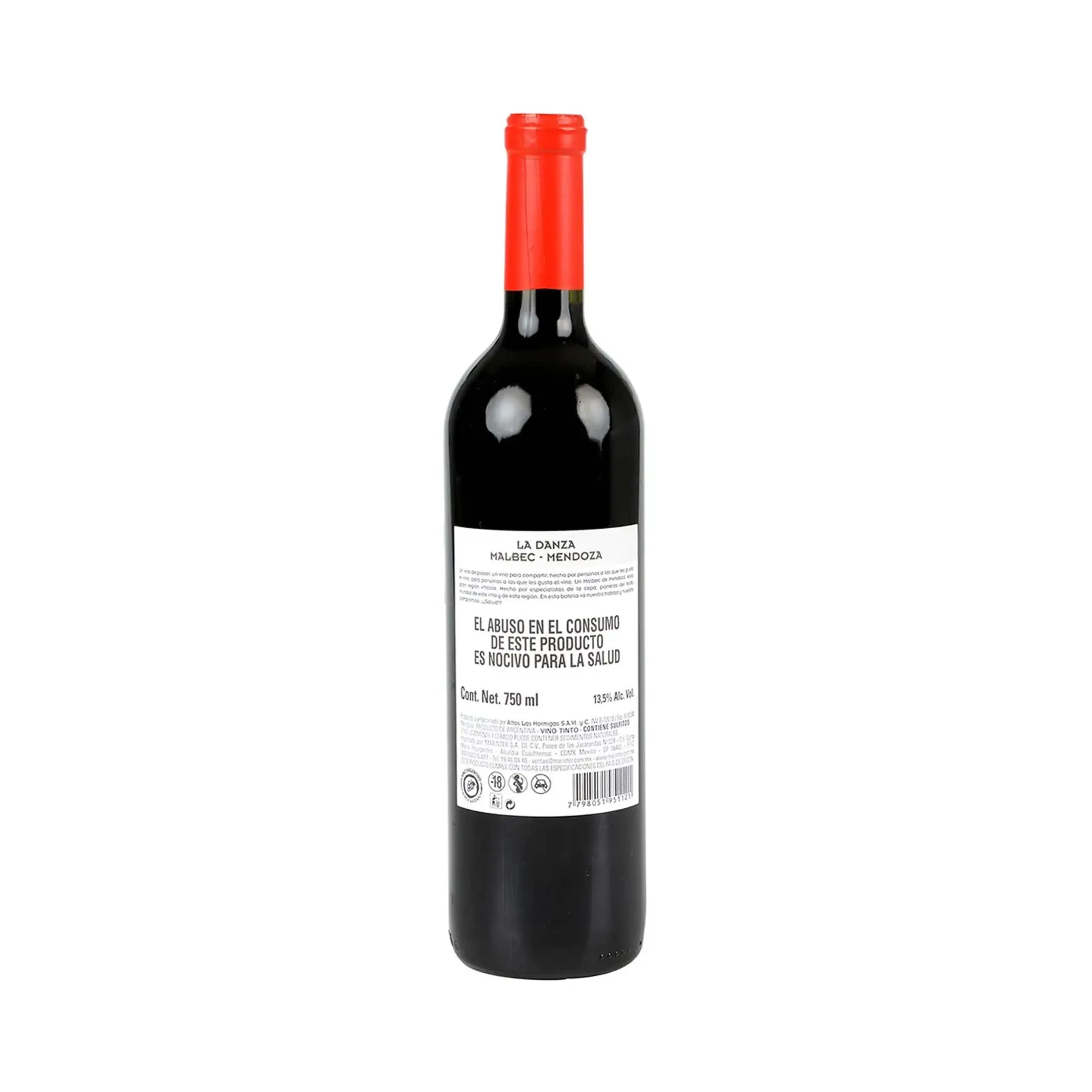 Vino Tinto Merlot La Danza