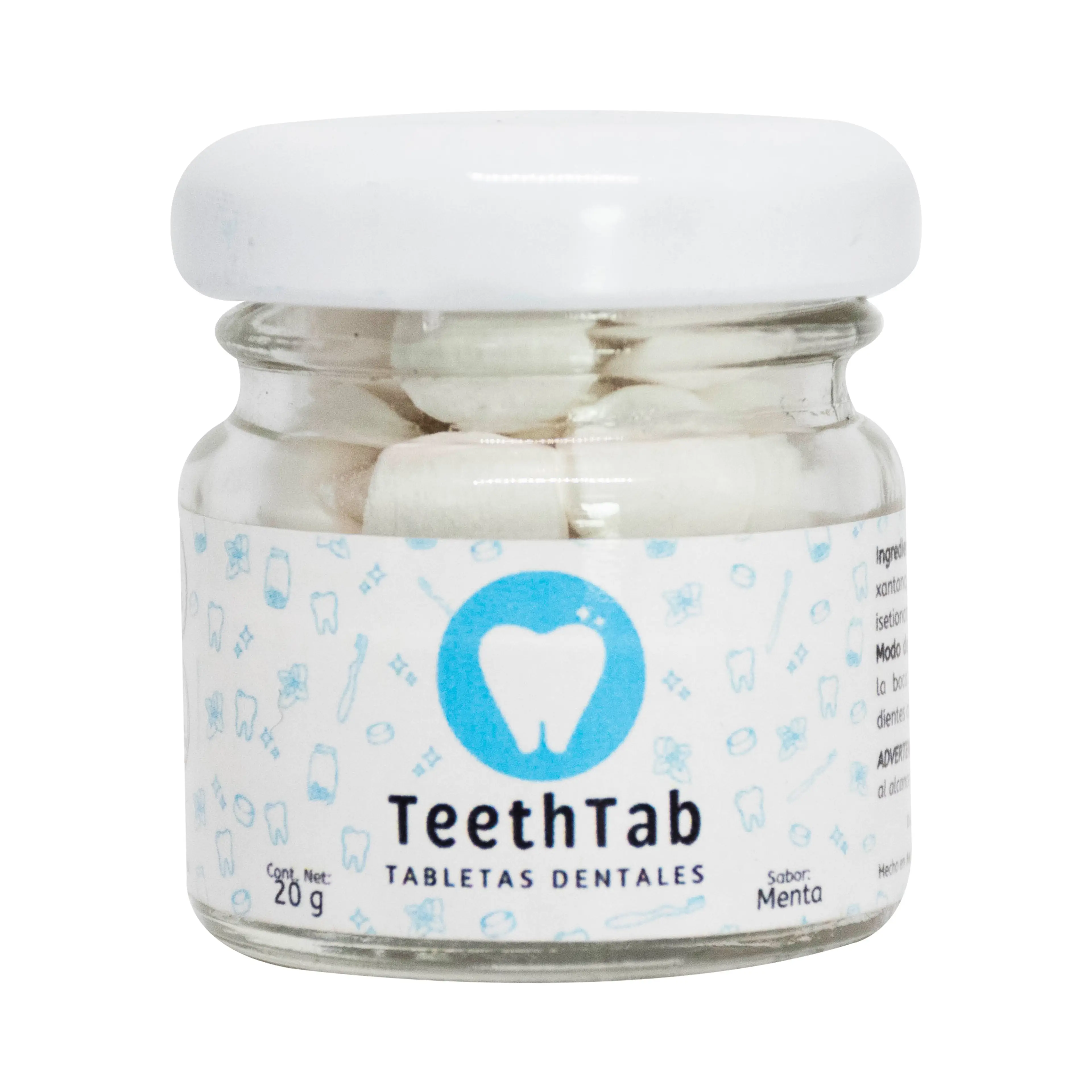 Tabletas Dentales Menta Teethtab