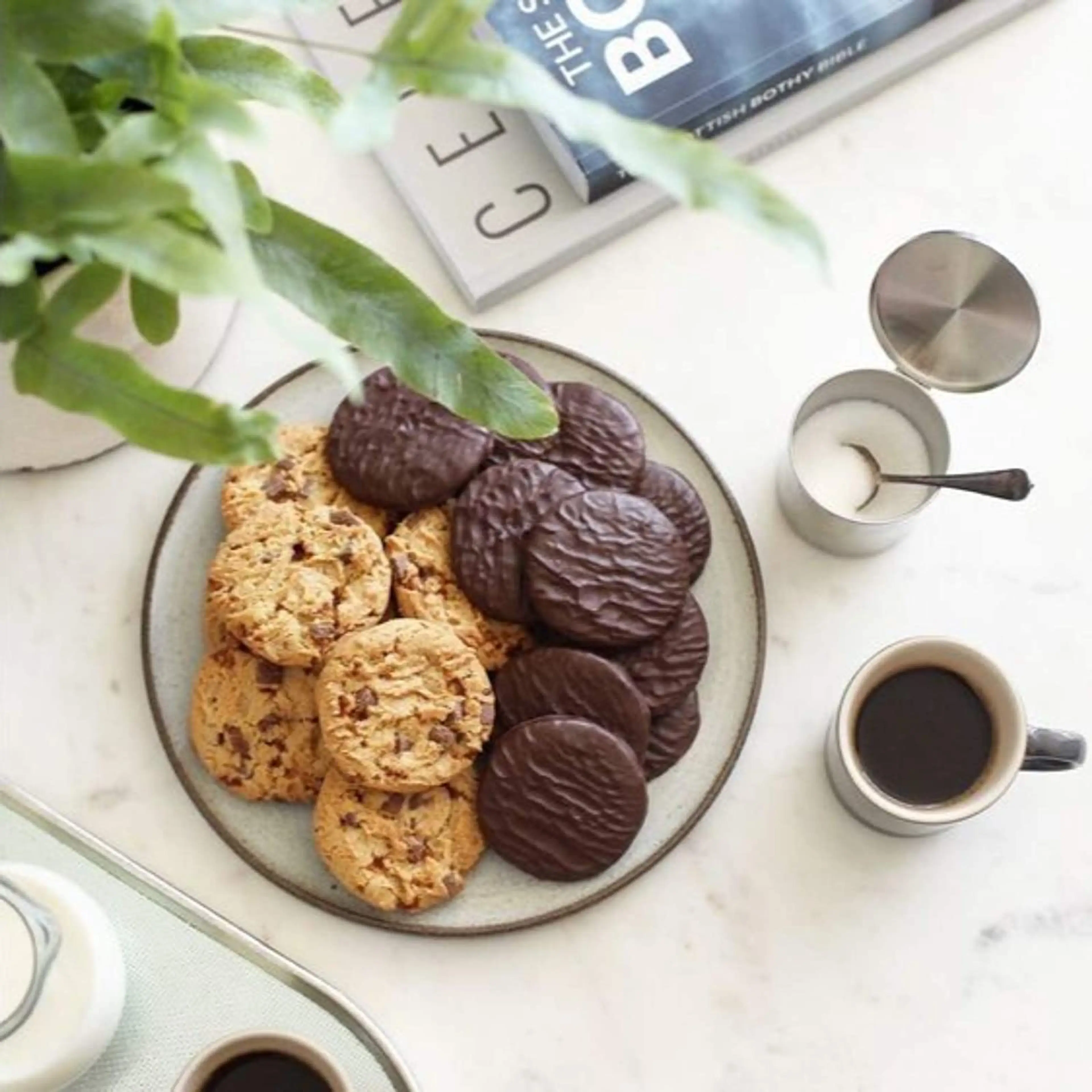 Galletas con Chocolate y Avellanas