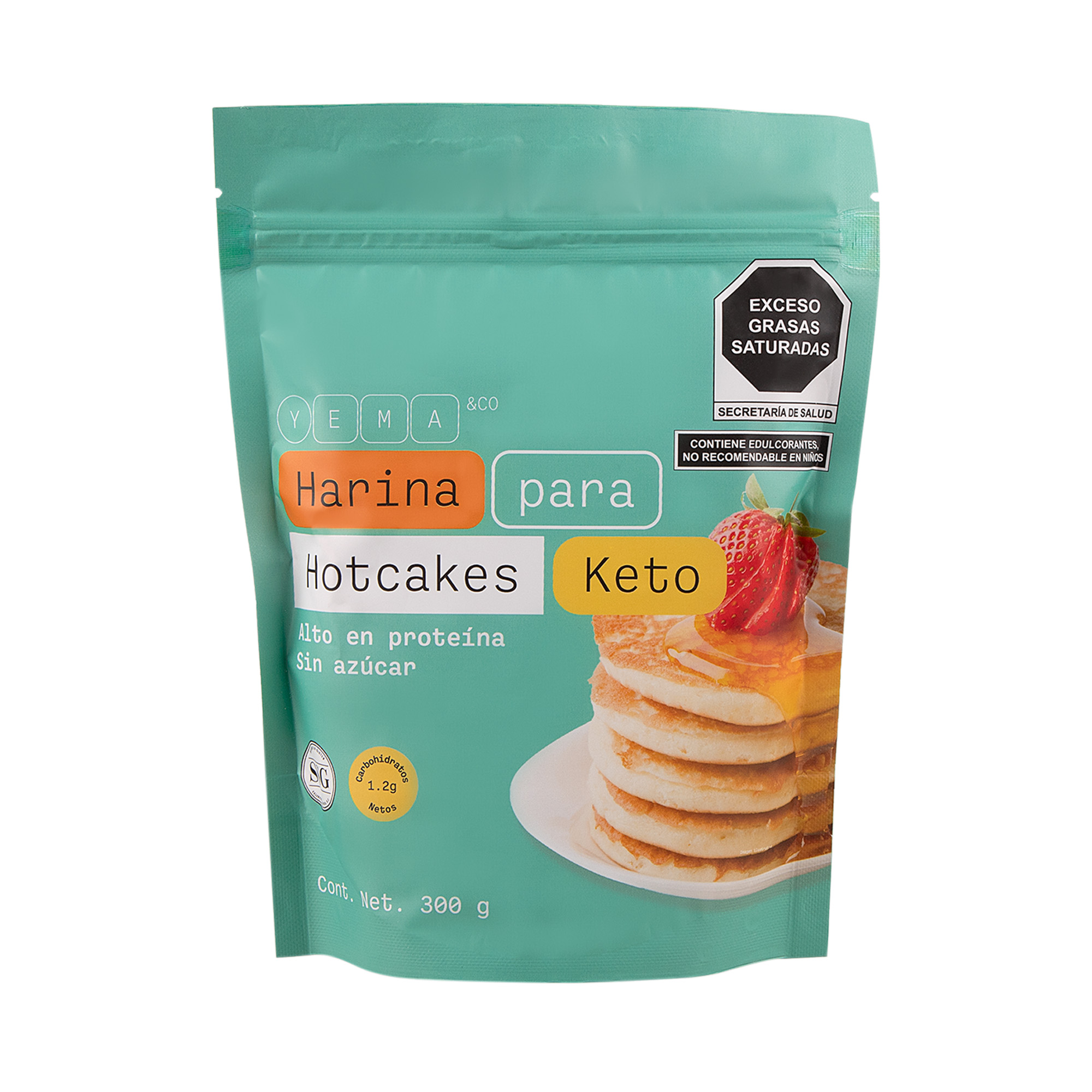 Harina para Hotcakes Keto - Sin Gluten | YEMA