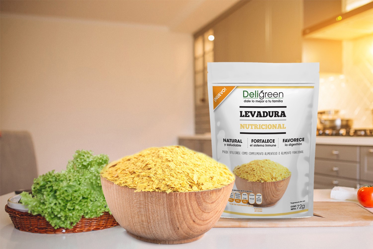 Levadura Nutricional Vegano Pz