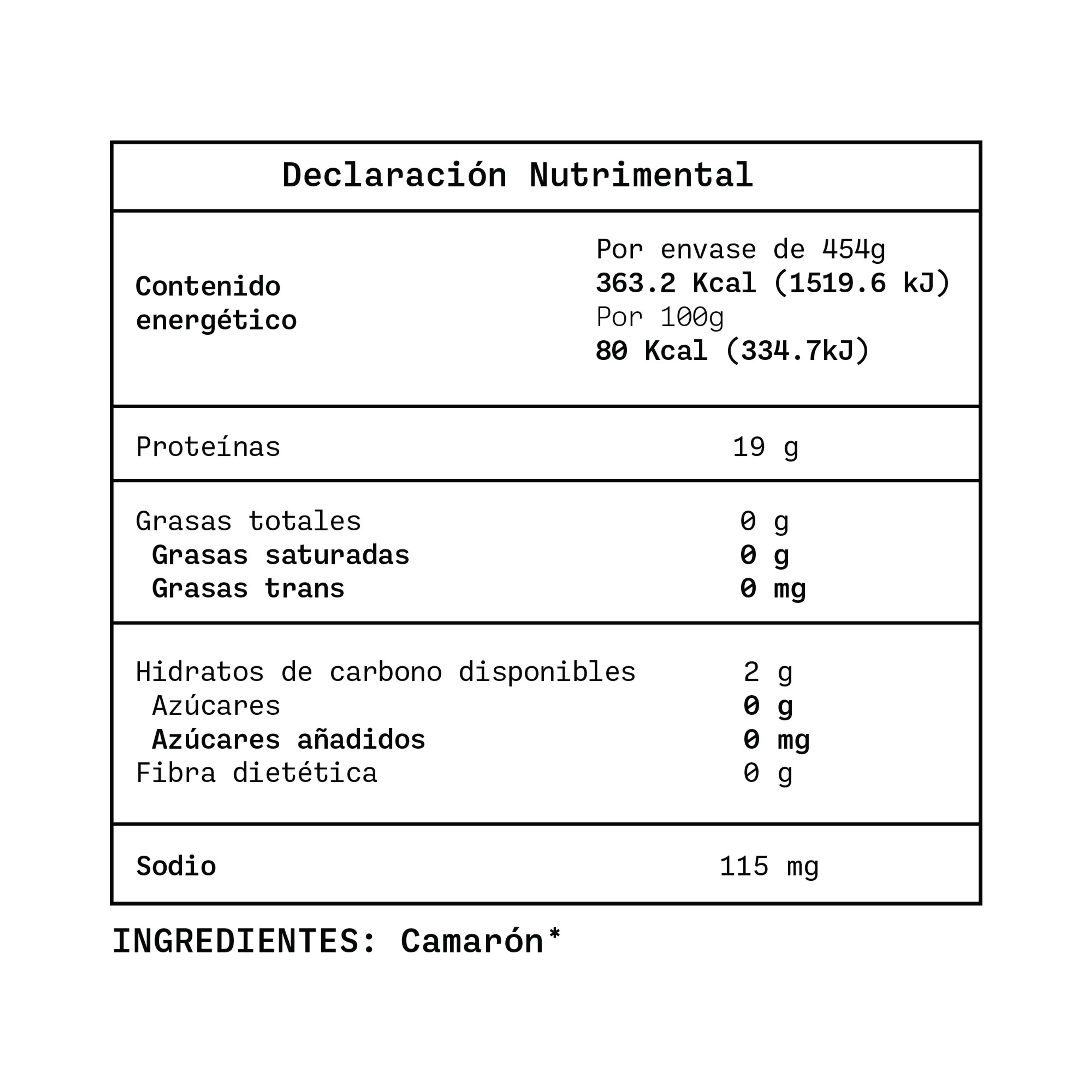 Camarón Azul Sustentable Pelado y Desvenado (36/40 piezas) Del Pacífico